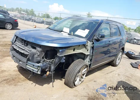 2018 Ford Explorer Xlt z USA, uszkodzony, nr VIN 1FM5K8D88JGC83461